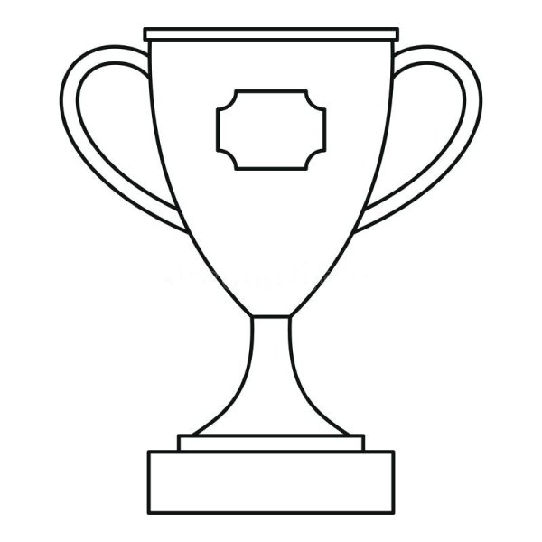 Трафарет кубки