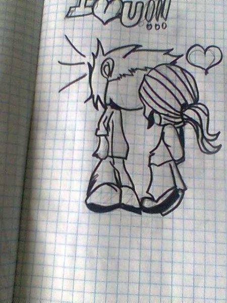 Рисунок для любимой девушки карандашом