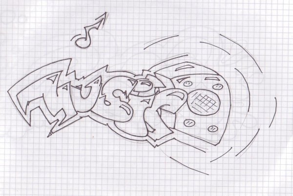 Рисунки граффити для начинающих