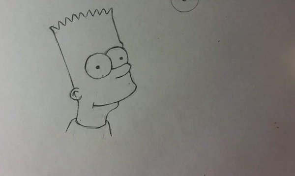 Рисование Симпсонов ручкой