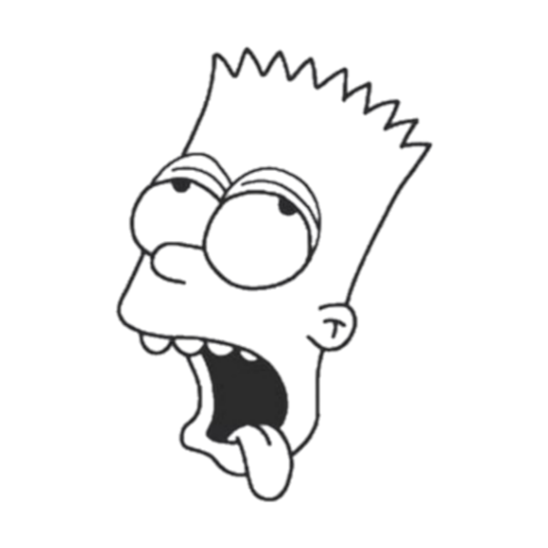 Барт тату эскиз