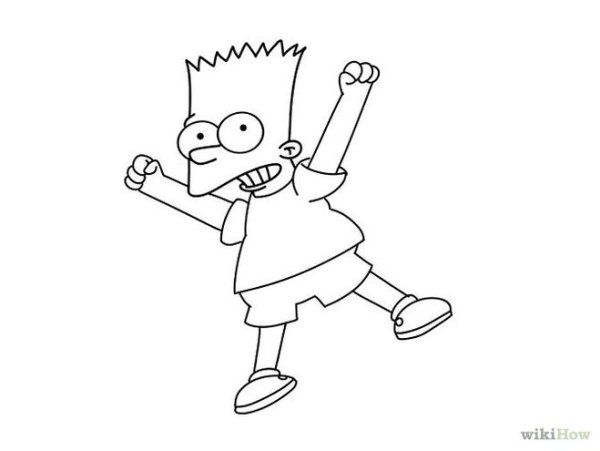 Симпсоны картинки для срисовки