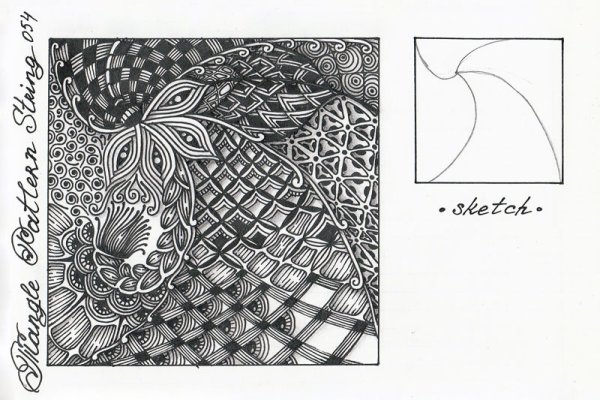 Зентангл в квадрате