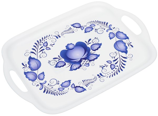 Поднос Гжель пластиковый