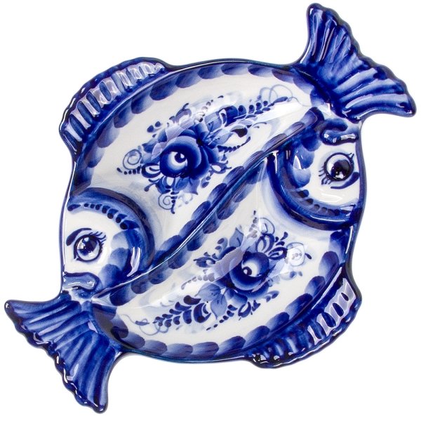 Гжельская майолика роспись