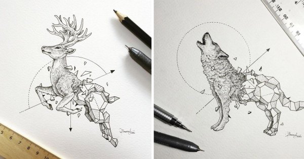 Чёрная ручка для рисования