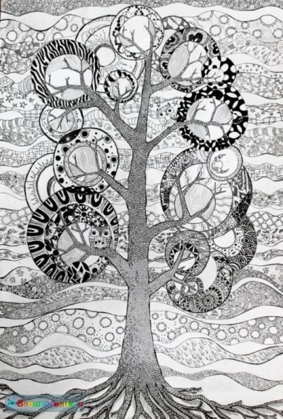 Декоративная стилизация дерева