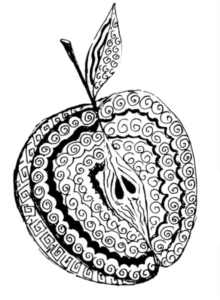 Стилизация фруктов