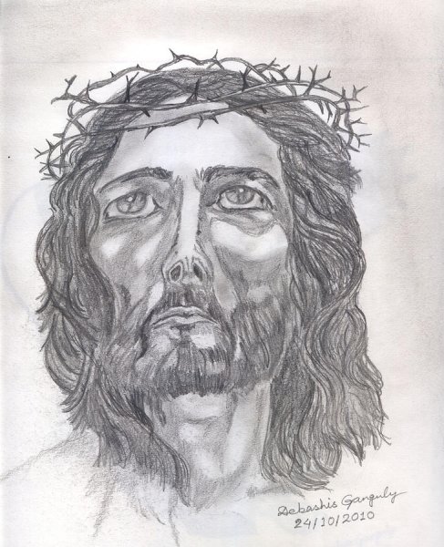 Иисус рисунок