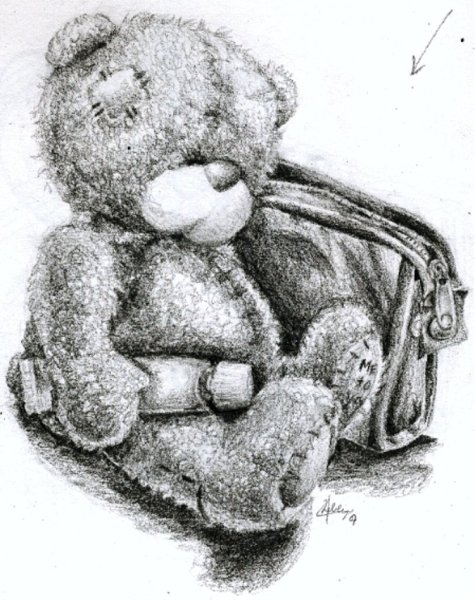 Легкие рисунки мишки