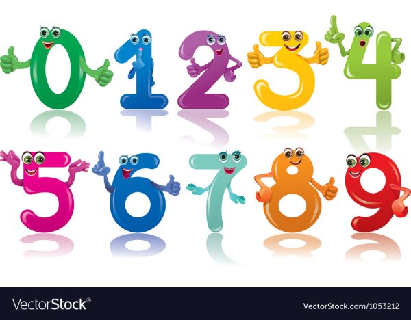 Смешные цифры для детей