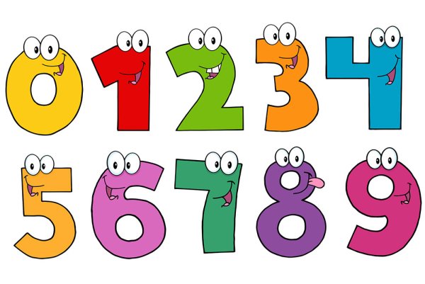 Забавные цифры для детей