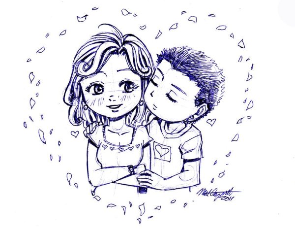 Рисунок любимому