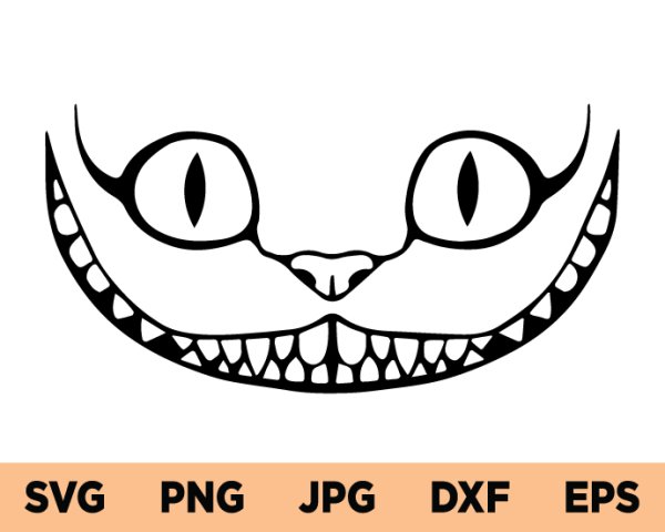 Чеширский кот тату черно белое