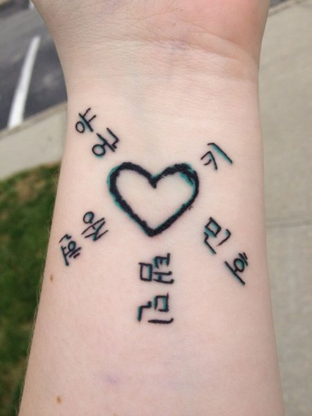 Корейские тату