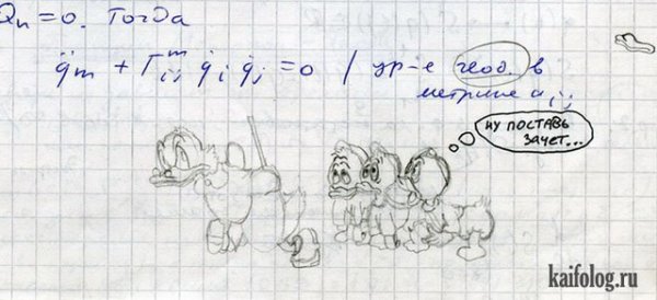 Смешные рисунки в тетради