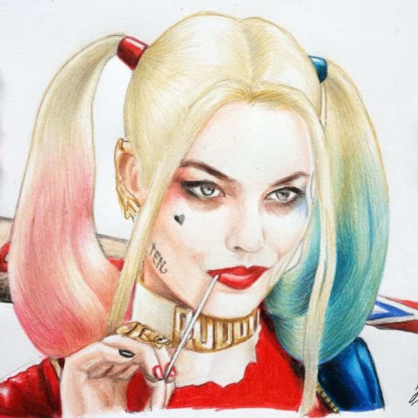 Харли Квинн скетч
