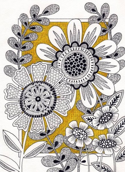 Ромашка стилизованная