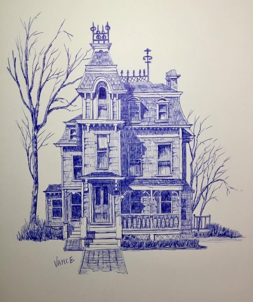 Рисунки ручкой