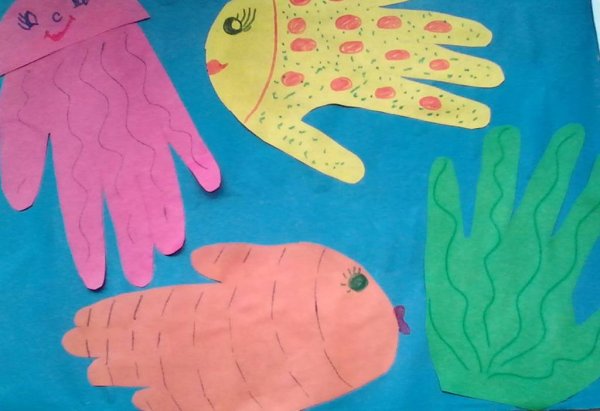 Аппликация на свободную тему