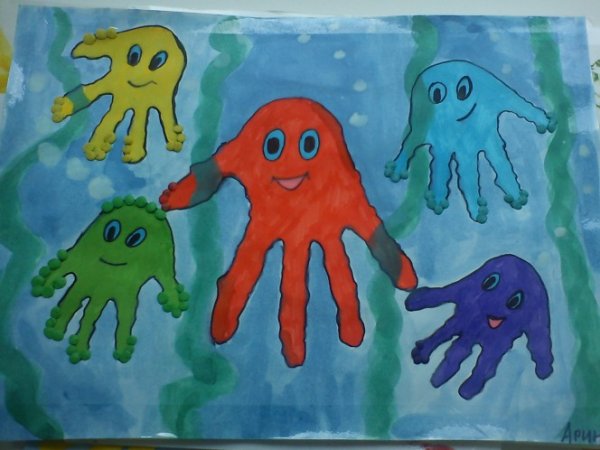 Рисование ладошками