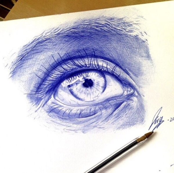 Рисование шариковой ручкой для начинающих