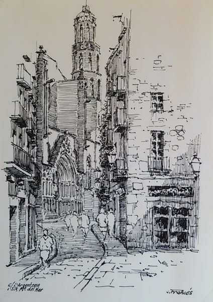 Наброски тушью