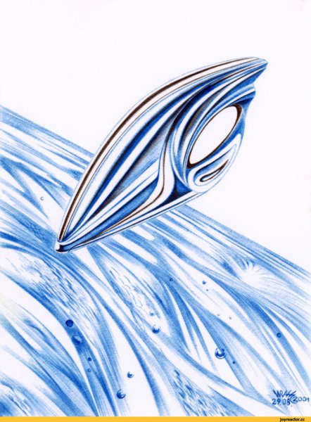 Рисование шариковыми ручками