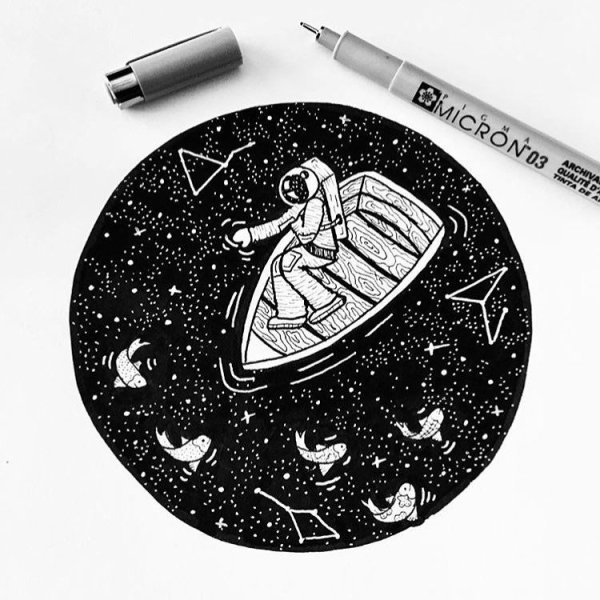 Космос рисунок