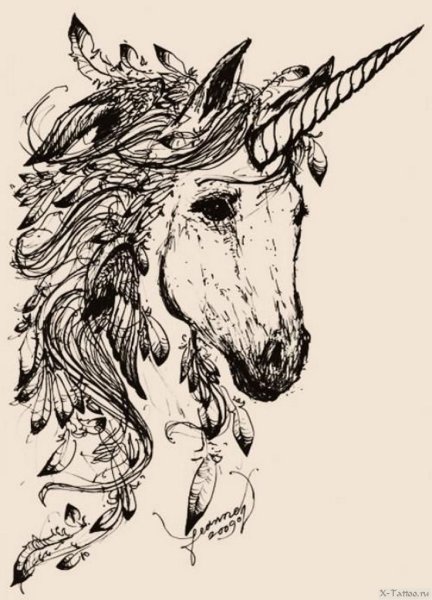 Цветная Графика лошадь