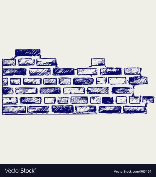 Кирпич карандашом