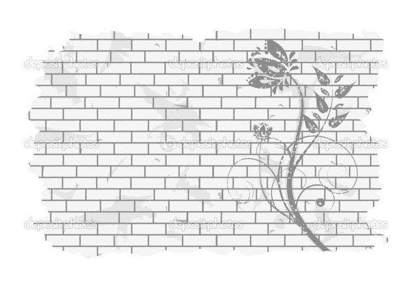 Узор на кирпичной стене