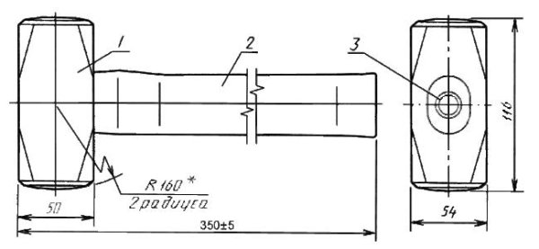 Сборочный чертеж киянки