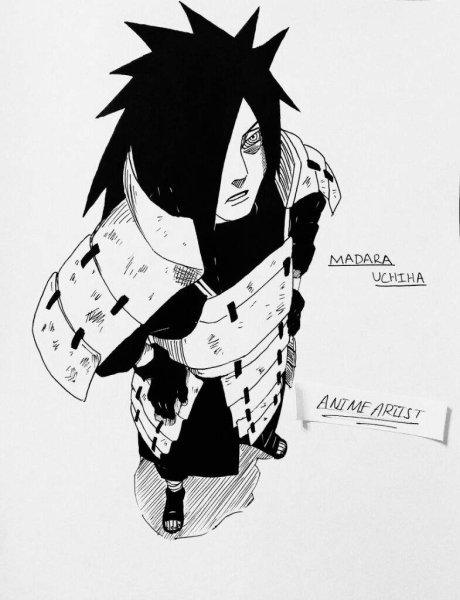 Мадара учихасрисовывкььгодова