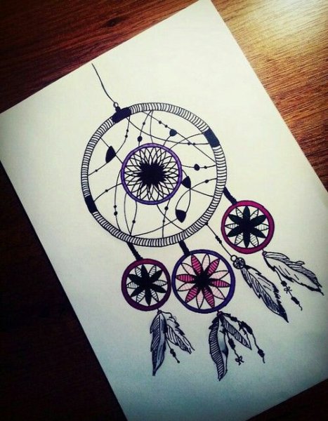 Ловец снов для скетчбука