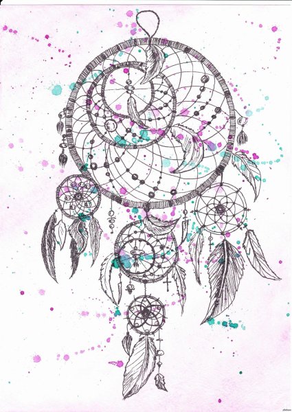 Ловец снов рисунок