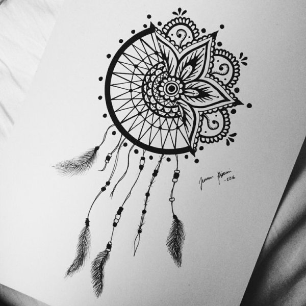 Тату Мандала и Ловец снов