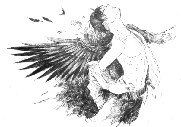 Леви Аккерман ангел