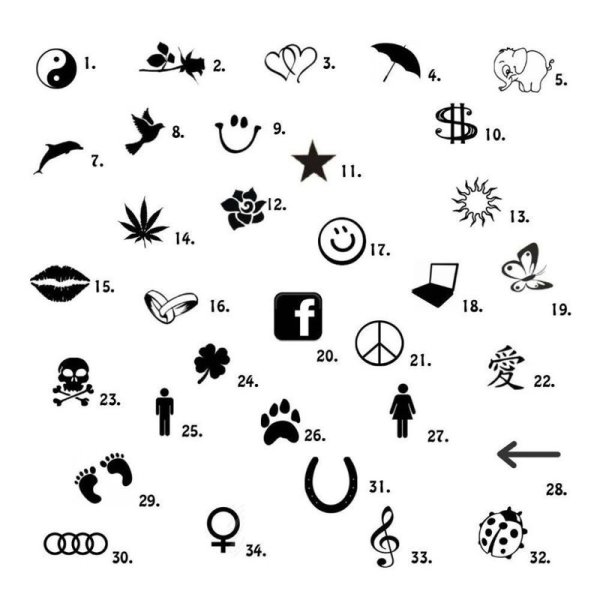 Зарисовки черной ручкой