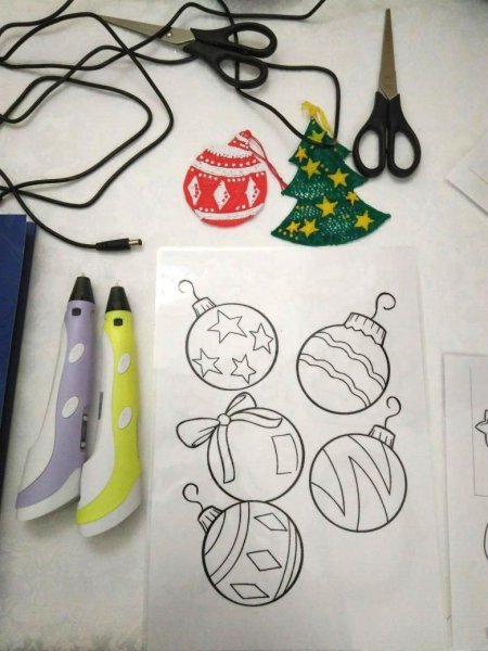 Рисунки 3д ручкой