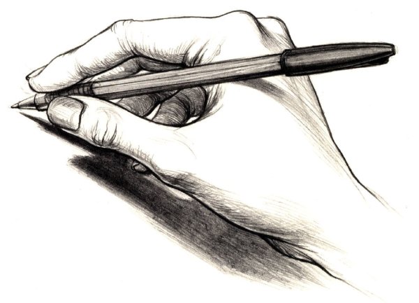 Руки карандашом