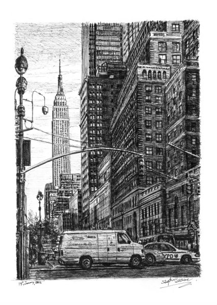 Город чб Графика