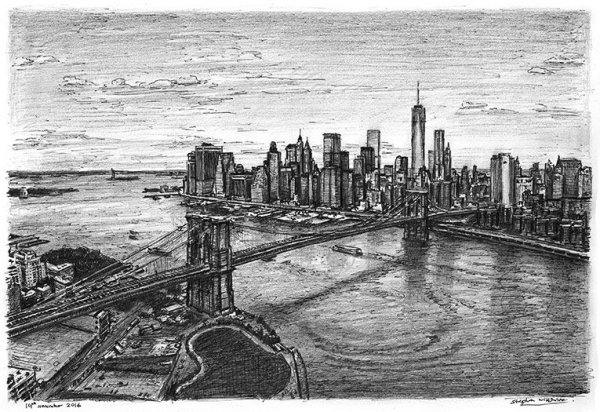 Стивен Уилтшир рисунки