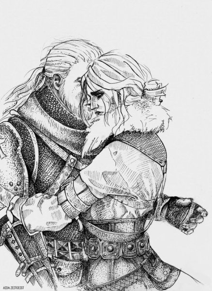 Кагыр и Цири любовь