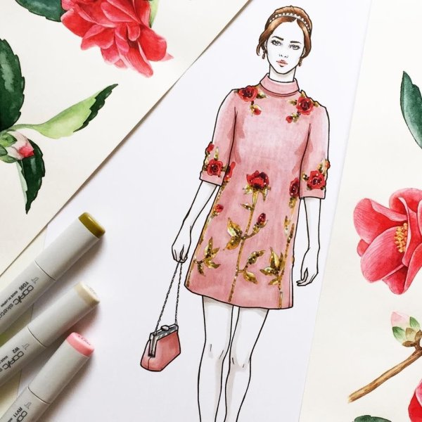 Эскизы одежды