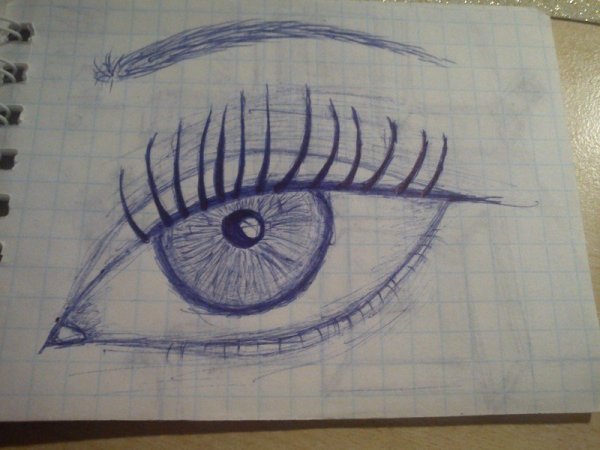 Рисунок ручкой для начинающих