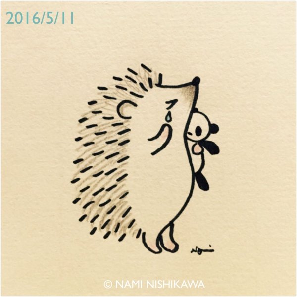 Рисунки для скетчбука Ежик