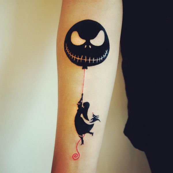 Джек Скеллингтон тату эскизы