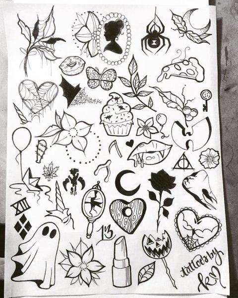 Рисунок на Хэллоуин легкий