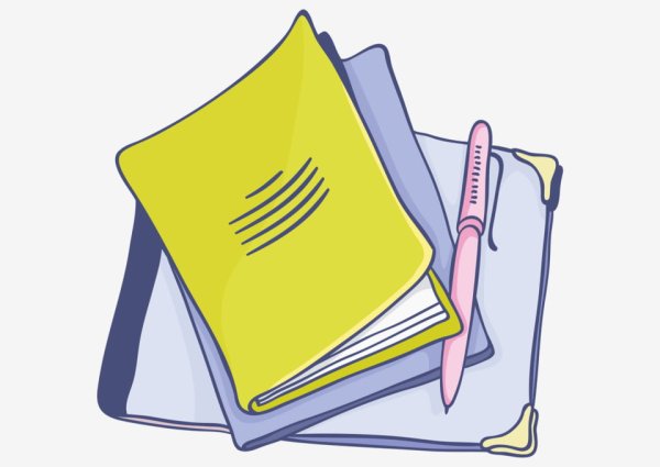 Раскраска школьные принадлежности